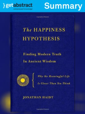 cover image of The Happiness Hypothesis (Summary)